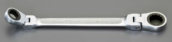 Wrenches - 【メーカー在庫あり】 エスコ ESCO 11x13mm/188mm ラチェットめがね(首振り型) EA602CF-13A HD店