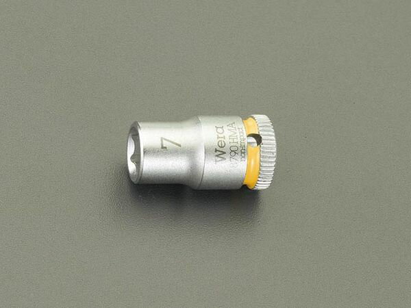 【メーカー在庫あり】 エスコ ESCO 1/4"DRx 6 mm ソケット(ZYKLOP) EA617AH-6A HD店