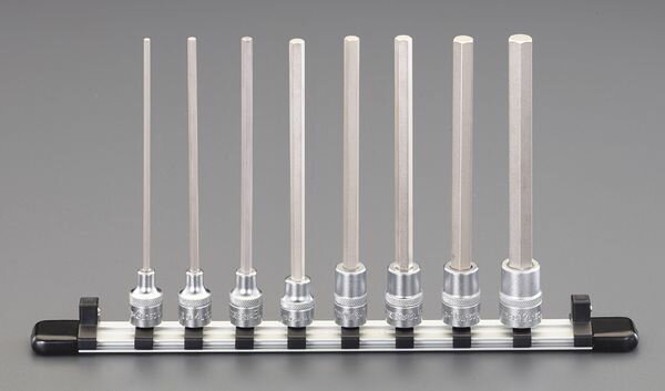 【メーカー在庫あり】 エスコ ESCO 3/8"DR/3-12mm/150mm [HEX] 超ロングビットソケット EA618JG-100 HD店