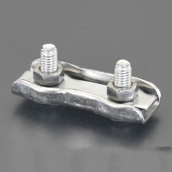 【メーカー在庫あり】 エスコ ESCO 4mm ワイヤークランプ(ステンレス製) EA628SE-54 HD店