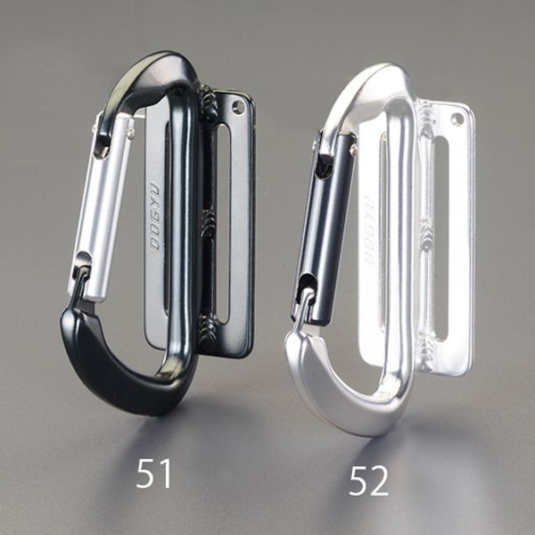 【メーカー在庫あり】 エスコ ESCO 39x77x 110mm ツールホルダー(アルミ製/シルバー) EA638CG-52 HD店