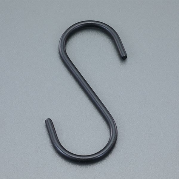材質：スチール(マットブラック焼付塗装)線径：4.0mm全長：100mm口幅：30mm使用荷重kg：10入数：2個重量：42gEA638DW-83楽天 HD店　