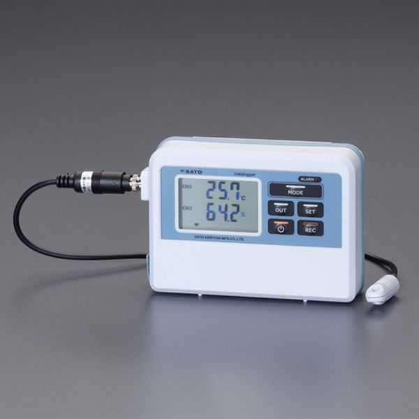 【メーカー在庫あり】 エスコ ESCO 温度、湿度データロガー(分離型) EA742GC-3A HD店