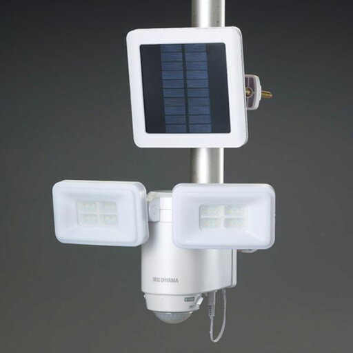 【メーカー在庫あり】 エスコ ESCO 2灯 防雨型LEDセンサーライト(ソーラー式) EA864CB-204B HD店 【メーカー在庫あり】 エスコ ESCO 2灯 防雨型LEDセンサーライト(ソーラー式) EA864CB-204B HD店