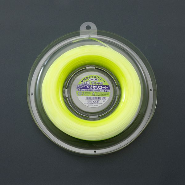 【メーカー在庫あり】 エスコ ESCO 2.7mmx 50m ナイロンカッター用コード(ダイヤ型) EA898R-81 HD店