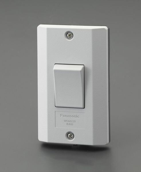 【メーカー在庫あり】 エスコ ESCO 300V/15A 防水形埋込スイッチ(4路) EA940CB-74A HD店