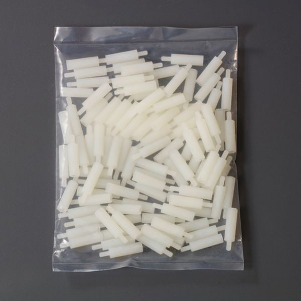 【メーカー在庫あり】 エスコ ESCO M3x 6.0mm 六角雄ねじスペーサ(ナイロン/100個) EA949XA-5 HD店