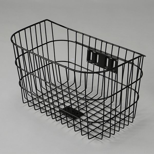 サイズ：上部内寸：450(W)×285(D)mm 底部内寸：420(W)×230(D)mm 前高さ：250mm 後ろ高さ：225mm重量：1.3kg積載重量：5kg材質：鉄(PEコーティング)自転車用前かご角型幅広タイプ底の横幅が広いのでカバンをそのまま入れやすい。付属品：カゴ用ブラケット×1 背面ステイ×1 ボルト・ナット×各8入数：1個EA986YF-1楽天 HD店　