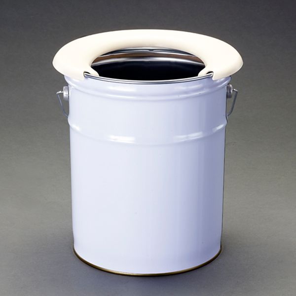 【メーカー在庫あり】 エスコ ESCO トイレ缶(防災避難用/便座付) EA991AG-14 HD店