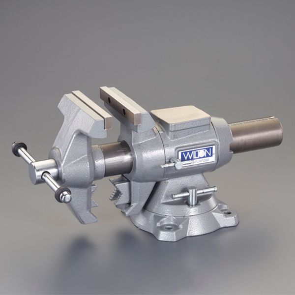 【メーカー在庫あり】 エスコ ESCO 140mm ベンチバイス(回転台付) 000012331858 HD店