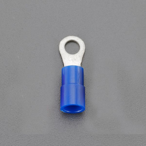 【メーカー在庫あり】 エスコ ESCO 2-5M 丸形絶縁圧着端子(青/10個) 000012332062 HD店