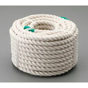 【メーカー在庫あり】 エスコ ESCO 6mmx 20m 綿ロープ 000012333553 HD店