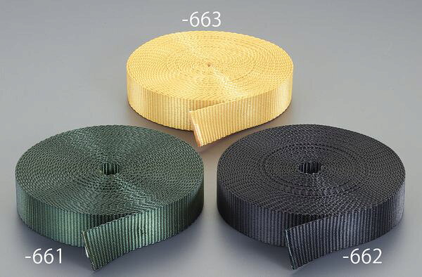 【メーカー在庫あり】 エスコ ESCO 35x2.0mm/30m 荷締機用ベルト(PE製・橙) 000012346900 HD店