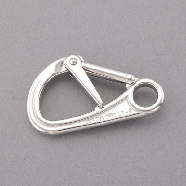 【メーカー在庫あり】 エスコ ESCO 91x52mm スナップフック(ロック付/ステンレス製) 000012333990 HD店