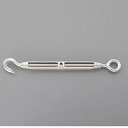 【メーカー在庫あり】 エスコ ESCO 15.8mm ターンバックル(Hook & Eye/ステンレス製) 000012334067 HD店