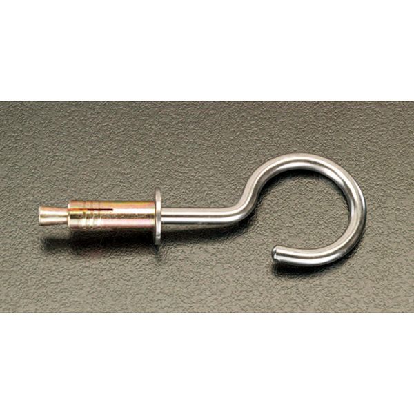 【メーカー在庫あり】 エスコ ESCO M8 吊りフック/アンカー付(ステンレス/スチール製) 000012334090 HD店