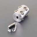 【メーカー在庫あり】 エスコ ESCO 6mm ワイヤークランプ(ステンレス製) 000012334126 HD店
