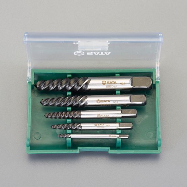 適合サイズ：M3〜M18(5本組)全長：50〜85mm材質：クロムモリブデン鋼[セット内容] ・M3〜M6、φ2mm ・M6〜M8、φ3mm ・M8〜M10、φ4mm ・M10〜M14、φ6.5mm ・M14〜M18、φ7mm入数：1個000012334339楽天 HD店　