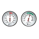【メーカー在庫あり】 エスコ ESCO 48mm 温度計・湿度計セット 000012335061 HD店