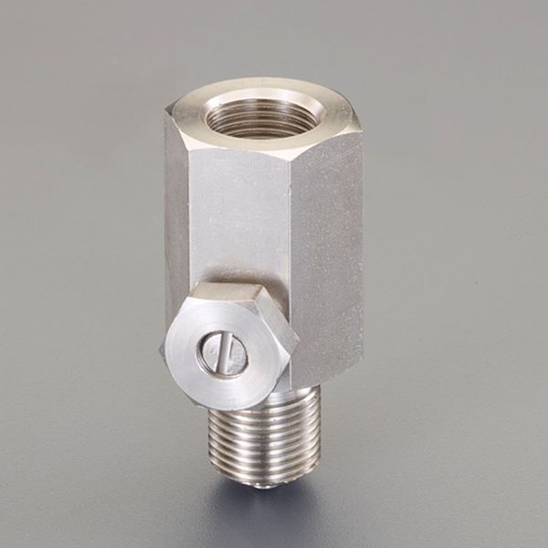 ねじサイズ：G3/8”×R3/8”最高使用圧力：20MPa耐圧試験電圧：30MPa使用流体：液体材質：SUS316テフロンパッキン付オリフィス効果を利用して瞬間過大圧や脈動圧を緩和する調整式の緩衝装置入数：1個000012335104楽天 HD店　