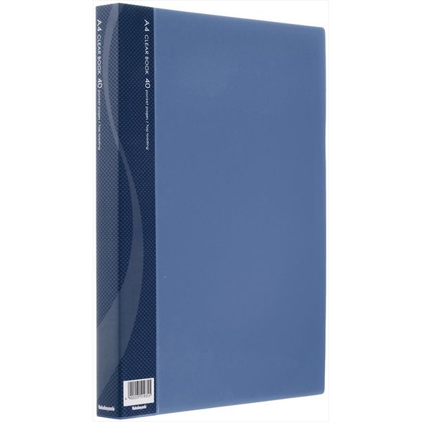 A4判S型サイズ：307(W)×26(D)×235(H)mmポケット：40枚カラー：ブルー入数：1冊材質：ポリプロピレン背見出しポケットあり表紙カラーにマッチした中紙をセット000012336115楽天 HD店　