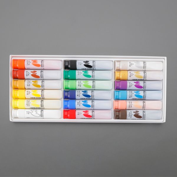 【メーカー在庫あり】 エスコ ESCO 18本組 水彩絵具 000012338353 HD店