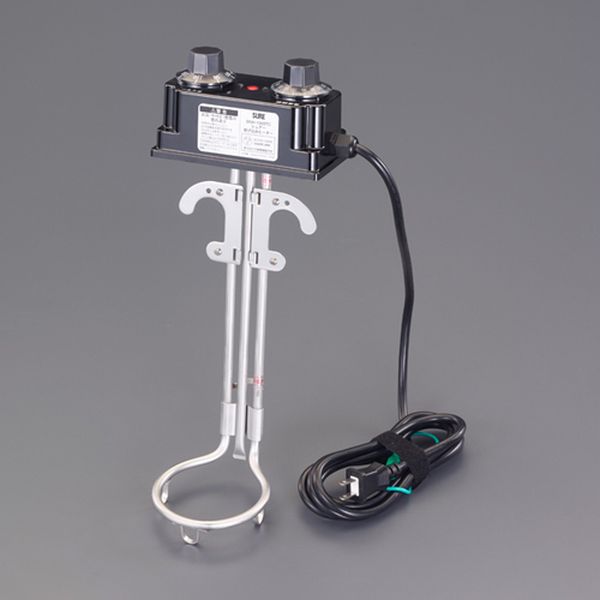 【メーカー在庫あり】 エスコ ESCO AC100V/1000W 投込みヒーター(温調・タイマー) 000012329186 HD店