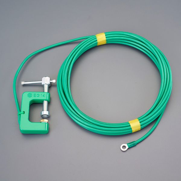 【メーカー在庫あり】 エスコ ESCO 8mx10m KIV万力型アース(ボディーアース専用) 000012328177 HD店