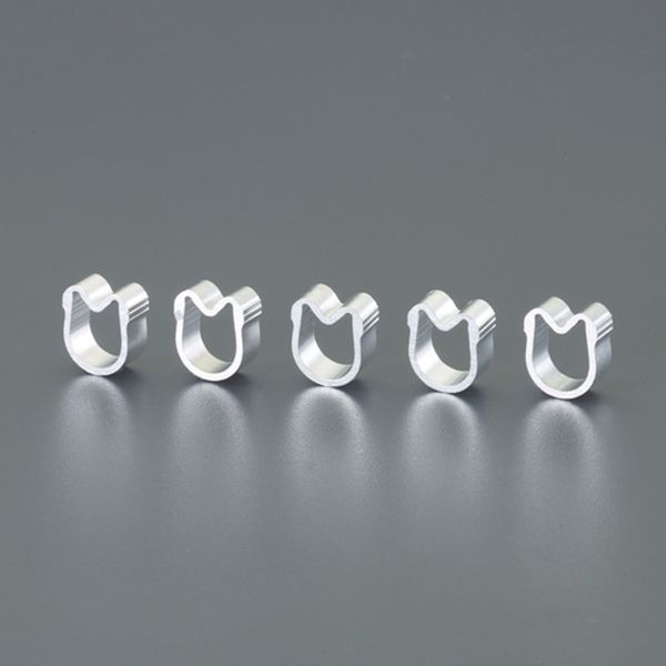 【メーカー在庫あり】 エスコ ESCO F型プラグ用アルミリング(5C用/5個入) 000012341373 HD店