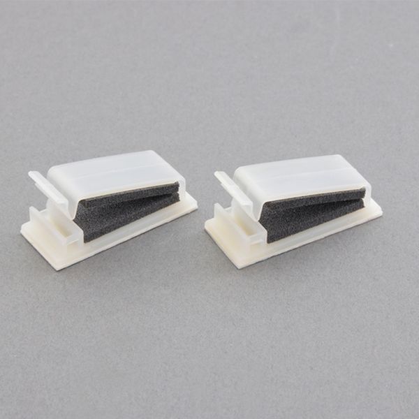 【メーカー在庫あり】 エスコ ESCO 53.3x19.2x14.8mm フラットケーブルクランプ(粘着/2個 000012341981 HD店