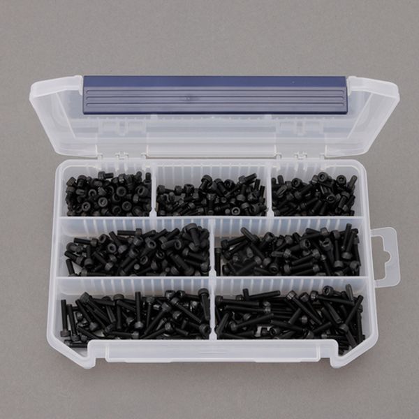 【メーカー在庫あり】 エスコ ESCO M4 六角穴付ボルトセット(ステンレス/黒) 000012343402 HD店