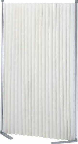 Rakuten - 【メーカー在庫あり】 エスコ ESCO 462-1800x404x1529mm 伸縮パーテーション(防災/白 000012344444 HD店