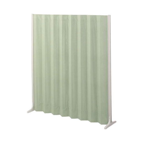 【メーカー在庫あり】 エスコ ESCO 1500x340x1800mm 伸縮パーテーション(グリーン) 000012344450 HD店