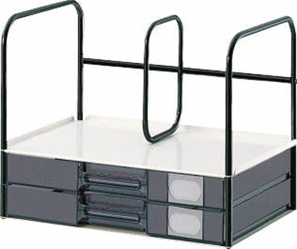 【メーカー在庫あり】 エスコ ESCO 343x243x274mm 引き出し付机上ラック 000012344487 HD店