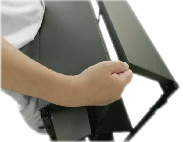 【メーカー在庫あり】 エスコ ESCO 870x450x970mm/3段ラック棚(折畳式/OD色) 000012345014 HD店