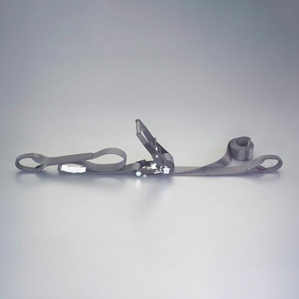 使用荷重：10kN(1010kg)ベルト長：固定側：1.0m 調整側：4.0mベルト幅：50mmベルト厚み：3.3mm破断荷重：40kN材質：ベルト：ポリエステル バックル：スチール(クロムメッキ)両端アイ型入数：1個000012345392楽天 HD店　