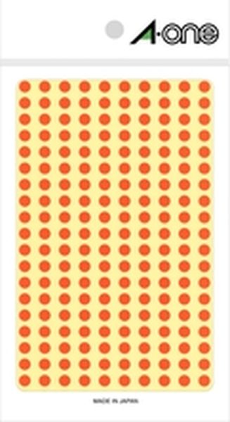 【メーカー在庫あり】 エスコ ESCO φ 5mm/1800片 カラーラベルシール(橙/9枚) 000012344875 HD店