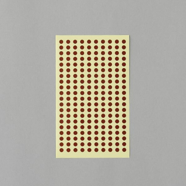 【メーカー在庫あり】 エスコ ESCO φ 5mm/1800片 カラーラベルシール(茶/9枚) 000012344877 HD店