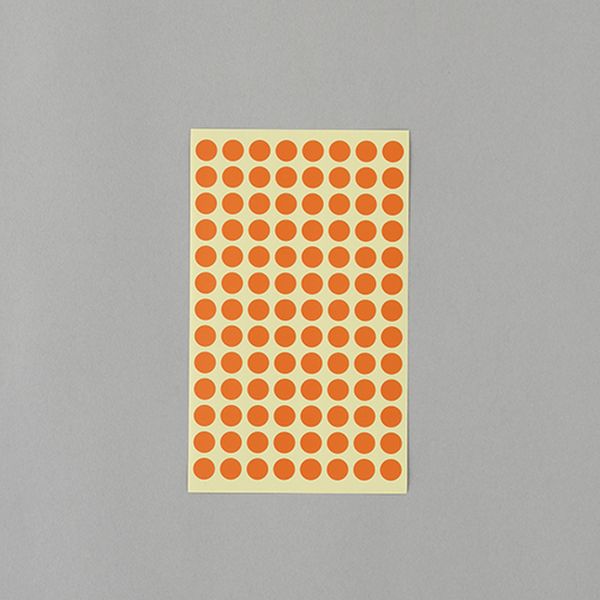 【メーカー在庫あり】 エスコ ESCO φ 9mm/1456片 カラーラベルシール(橙/14枚 000012344887 HD店