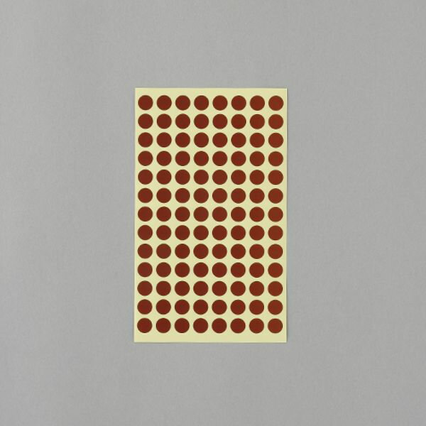 【メーカー在庫あり】 エスコ ESCO φ 9mm/1456片 カラーラベルシール(茶/14枚 000012344889 HD店