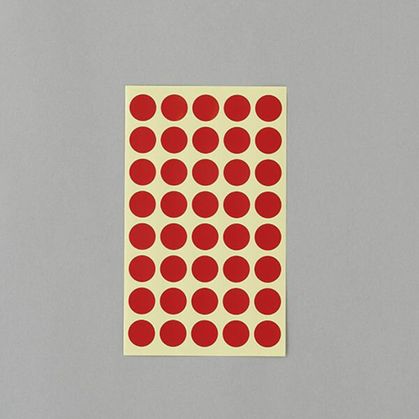 【メーカー在庫あり】 エスコ ESCO φ15mm/ 560片 カラーラベルシール(赤/14枚 000012344895 HD店