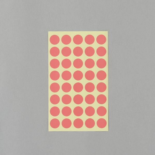 【メーカー在庫あり】 エスコ ESCO φ15mm/ 560片 カラーラベルシール(桃/14枚 000012344902 HD店