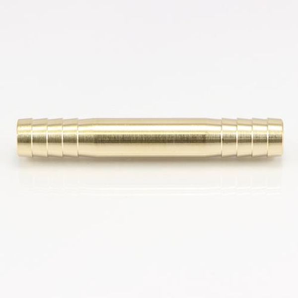 ●使用圧力…3.45MPa以下●使用温度…-50〜150℃●材質…真鍮（C3604）●全長(mm)…90●タケノコ径…外径：19mm、内径：15mm●重量(g)…74●適合ホース内径※…18mm●ホースとホースを接続するのに使用します。●※適合ホース内径はホース材質により多少誤差が生じます。EA141EB-19楽天 HD店　