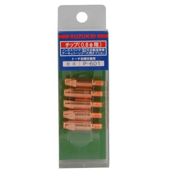 【メーカー在庫あり】 エスコ ESCO φ0.8mm 溶接用チップ（ノンガス軟鋼・SUS用／5個 EA315SL-1 HD店