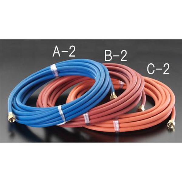 ●内径×外径…5.0×11.5mm●全長…5m●適合…プロパン用●使用圧力…2.0MPa●ねじサイズ…M16×P1.5（左ねじ）●やわらかく作業性に優れています。●両端雌ねじ付※色はオレンジで、5mです。EA317C-1楽天 HD店　