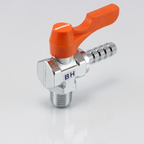 【メーカー在庫あり】 エスコ ESCO R 3／8”x10.5mm ボールバルブ（ステム式・アングル） EA425BH-40 HD店