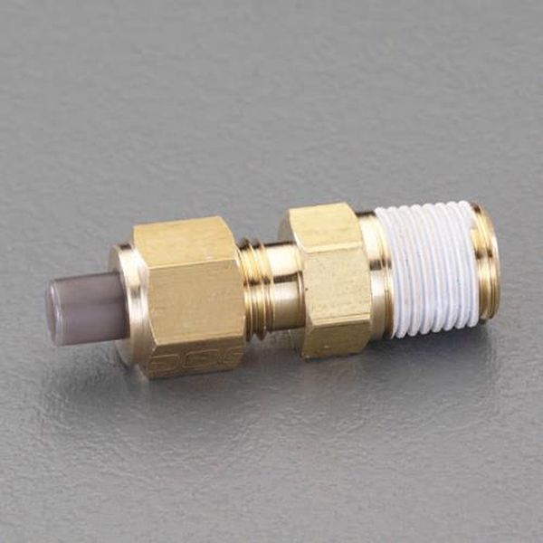 ●チューブサイズ(mm)外径×内径…4×2.5●ねじサイズ…R1/8”●材質…黄銅●使用温度範囲…空気：−20℃〜60℃水・油：0〜60℃●適合チューブ…EA125NA-4〜-4BEA125NB-4〜-4BEA125ND-4・-4A●サイズ…R：1/8”、φd：1.5mm、L1：26mm、S1：10mm、S2：10mm●使用圧力はチューブ使用圧力に準拠する。●チューブインサート部を持ちスリーブ・袋ナットで締込む機構です。EA425LA-42楽天 HD店　
