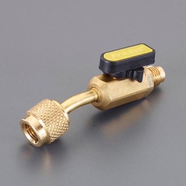 ●接続径（フレアー）…5/16”オス×5/16”メス●使用圧力…3.5MPa●仕様…45°エルボ●ハンドルを90°回すだけでガスの流れを止めたり調整できます。画像はEA496BK-2です。※この商品はメーカー直送、代引不可商品となります。法...