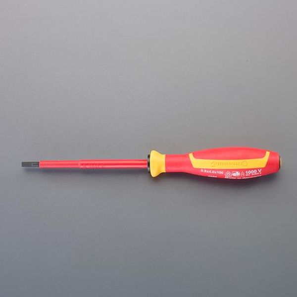 【メーカー在庫あり】 エスコ ESCO 8.0x1.2x175mm ［−］ドライバー（絶縁） EA557ST-17 HD店