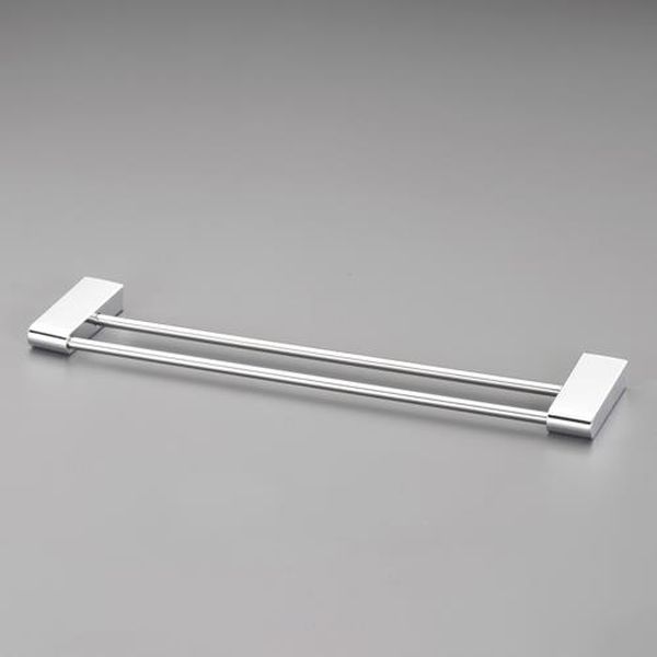 MOTTAINAI - 【メーカー在庫あり】 エスコ ESCO 438mm タオル掛け（ステンレス製／2段式） EA638LE-208 HD店